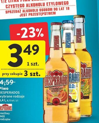 Intermarche Piwo desperados virgin 0.0% oferta