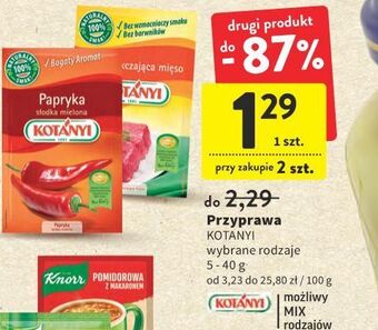 Intermarche Sól zmiękczająca mięso kotanyi oferta