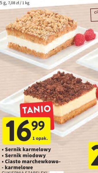 Intermarche Ciasto marchewkowo-karmelowe cukiernia szabelski oferta