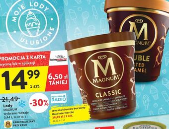 Intermarche Lody classic algida magnum oferta