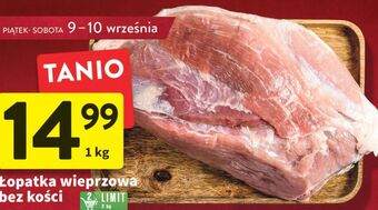 Intermarche Łopatka wieprzowa bez kości oferta