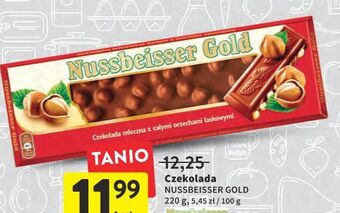 Intermarche Czekolada mleczna z całymi orzechami alpen gold nussbeisser oferta