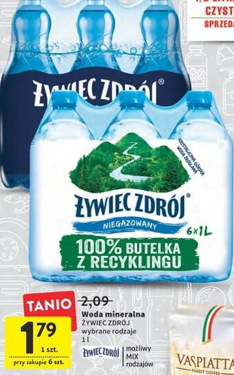 Intermarche Woda niegazowana żywiec zdrój oferta