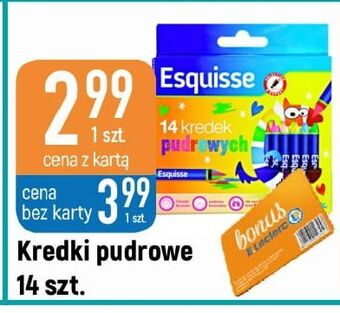 E.Leclerc Kredki pudrowe wiodąca marka esquisse oferta
