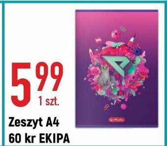 Zeszyt a4/60 k. kratka ekipa herlitz