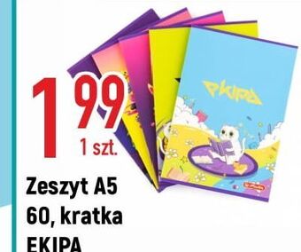 Zeszyt a5/60 k. kratka ekipa herlitz