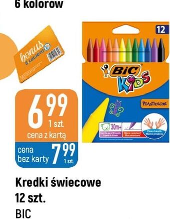 Kredki świecowe plastidecor bic kids