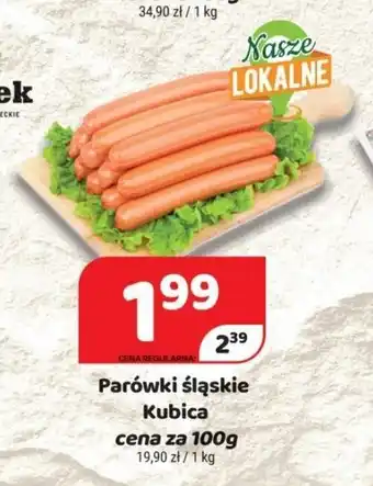 Delfin Kubica Parówki śląskie 100 g oferta