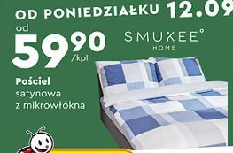 Biedronka Pościel satynowa 200 x 220 cm + 2 70 80 smukee home oferta