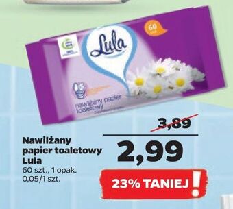 Netto Nawilżany papier toaletowy lula oferta