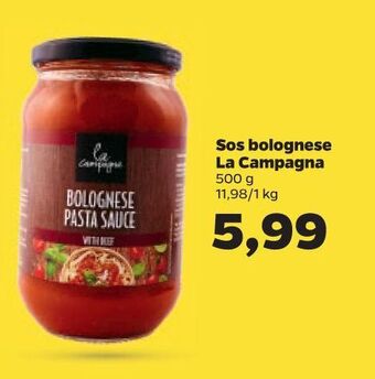 Netto Sos bolognese z wołowiną la campagna oferta