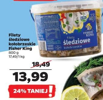 Netto Filety śledziowe kołobrzeskie fisher king oferta