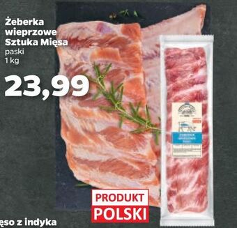 Netto Żeberka wieprzowe sztuka mięsa oferta