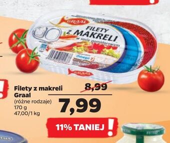 Netto Filety z makreli w sosie pomidorowym graal oferta