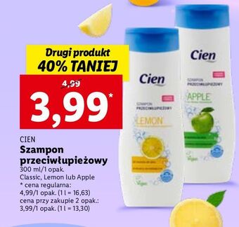 Lidl Szampon przeciwłupieżowy cytrynowy cien oferta