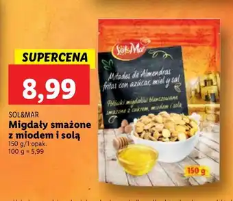 Lidl Migdały smażone z miodem i solą sol&mar oferta