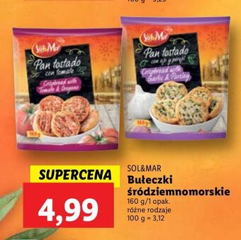 Grzanki pszenne z pomidorami i oregano sol&mar