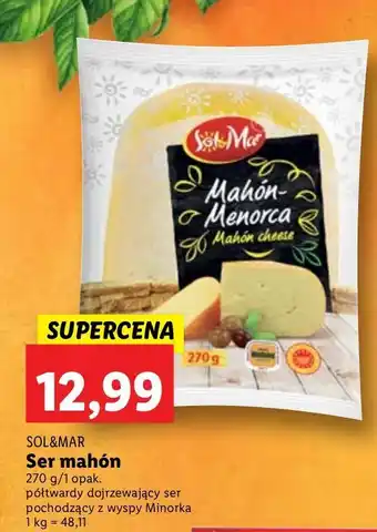 Lidl Ser mahón sol&mar oferta