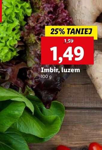 Lidl Imbir oferta