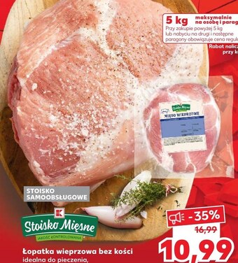 Kaufland Łopatka wieprzowa k-stoisko mięsne oferta