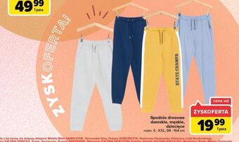 Carrefour Spodnie dresowe męskie s-xxl oferta