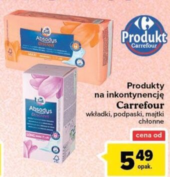 Carrefour Podpaski na nietrzymanie moczu maxi carrefour oferta