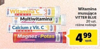 Carrefour Tabletki musujące magnez + potas vitter blue oferta