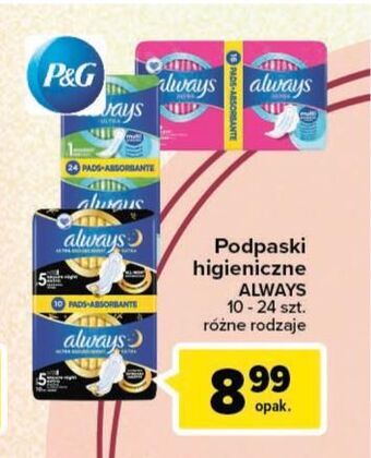 Carrefour Podpaski super always ultra oferta