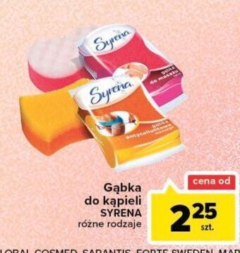 Carrefour Gąbka do masażu antycellulitowa syrena oferta