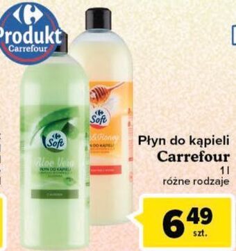 Carrefour Płyn do kąpieli aloe vera carrefour soft oferta