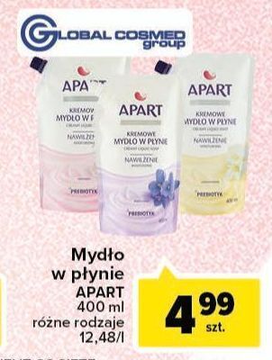 Carrefour Mydło w płynie fiołek + prebiotyk apart creamy care oferta