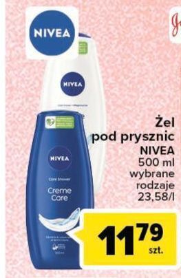 Carrefour Żel pod prysznic nivea creme care oferta