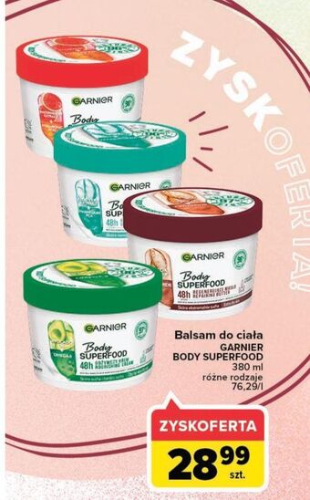 Carrefour Odżywczy krem do ciała z awokado garnier body superfood oferta