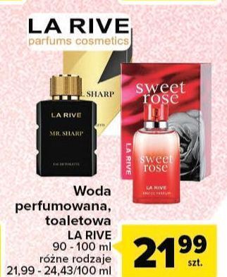 Carrefour Woda toaletowa la rive sweet rose oferta