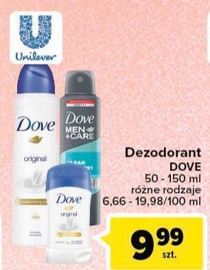 Carrefour Dezodorant clean comfort dove men+care oferta