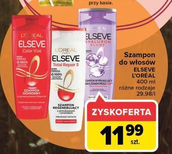 Carrefour Szampon do włosów regenerujący l'oreal elseve total repair 5 oferta