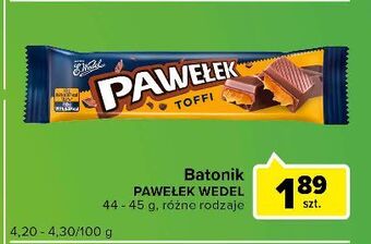 Carrefour Express Baton toffi e. wedel pawełek oferta