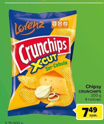 Carrefour Express Chipsy ser-cebula crunchips x-cut oferta