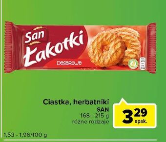 Carrefour Express Ciastka deserowe z cukrem san łakotki oferta