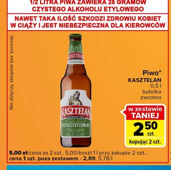 Carrefour Express Piwo kasztelan niepasteryzowane oferta