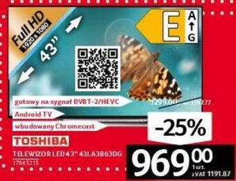 Selgros Toshiba Telewizor LED 43" oferta