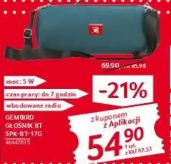 Selgros Gembird głośnik BT oferta