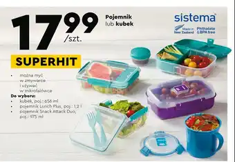 Biedronka Kubek z zamknięciem 656 ml 1 SZT oferta