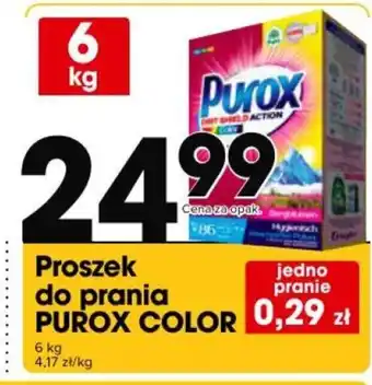 Supeco Proszek do prania Purox Color 6 kg oferta