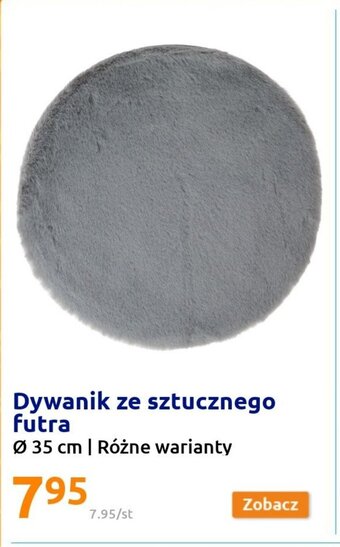 Action Dywanik ze sztucznego futra oferta