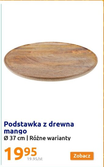 Action Podstawka z drewna mango oferta