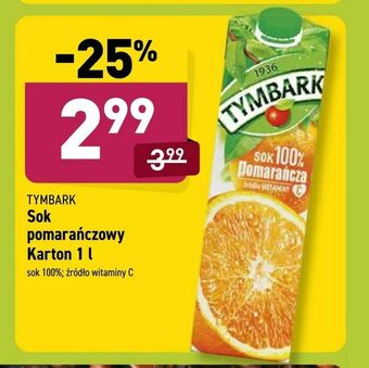 ALDI Sok pomarańczowy Karton 1 l oferta