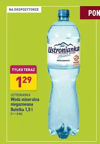 ALDI Woda mineralna niegazowana Butelka 1,5 l oferta