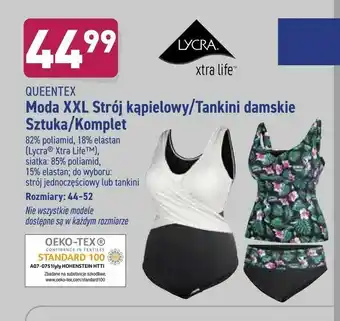 ALDI Moda XXL Strój kąpielowy/Tankini damskie oferta