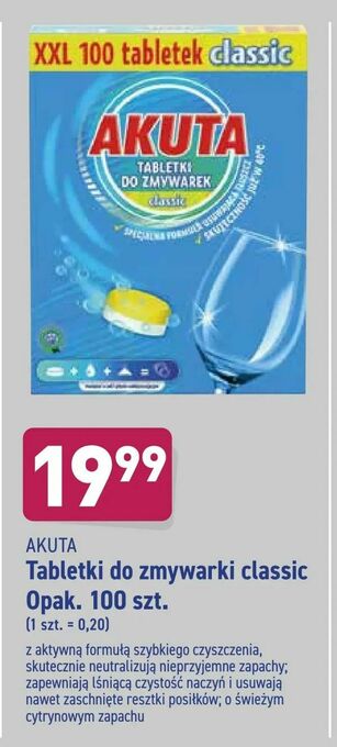 ALDI Tabletki do zmywarki classic oferta